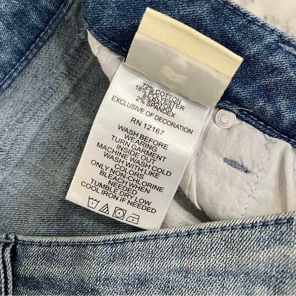 Laurie Felt Jeans Forever Denim Baby Bell Light Vintage Blue Size 6 - Picture 13 of 14